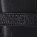 Chanel Pochette ceinture clutch-belt in black grained leather - DETAIL 9