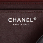Chanel Timeless Maxi Jumbo shoulder bag in black quilted leather - DETAIL 9