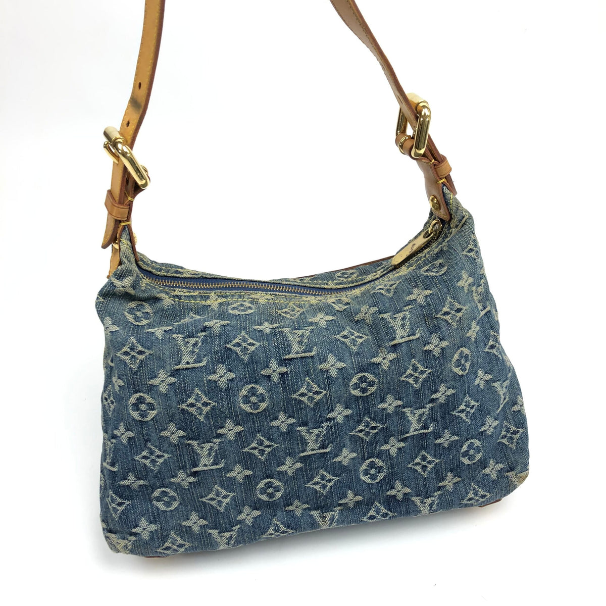 LOUIS VUITTON BAGGY PM DENIM SHOULDER BAG
