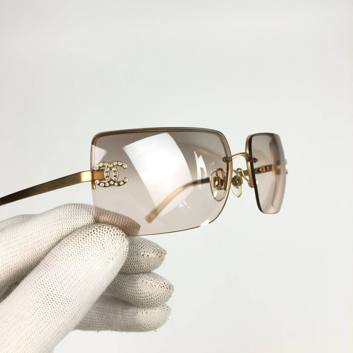 CHANEL RIMLESS SUNGLASSES