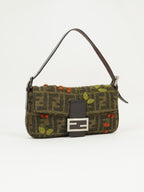 FENDI CASHMERE WOOL BAGUETTE