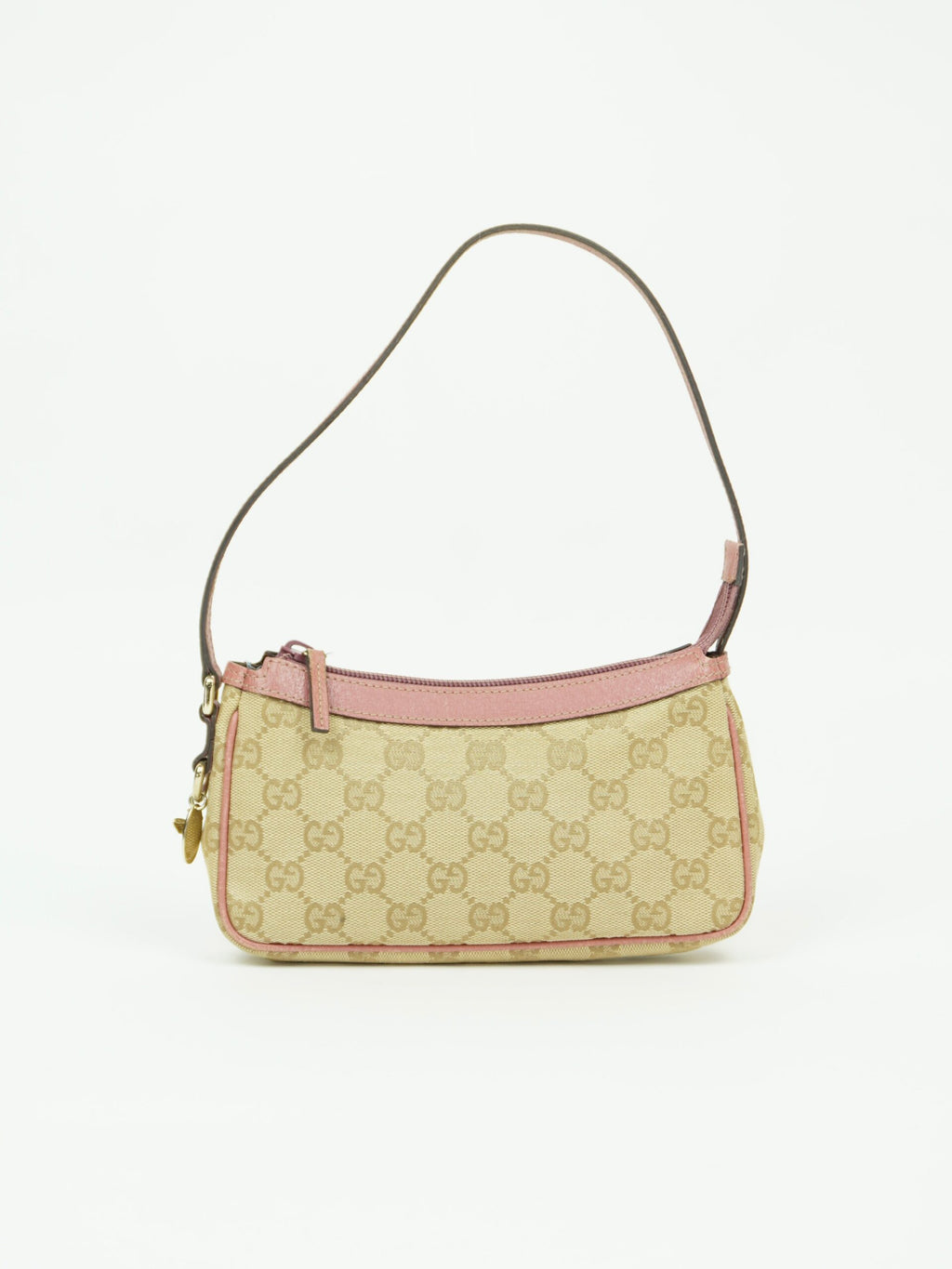 GUCCI MONOGRAM BAG WITH CHARM