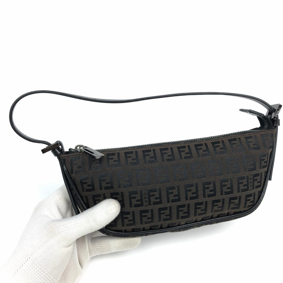 FENDI ZUCCA SHOULDER BAG