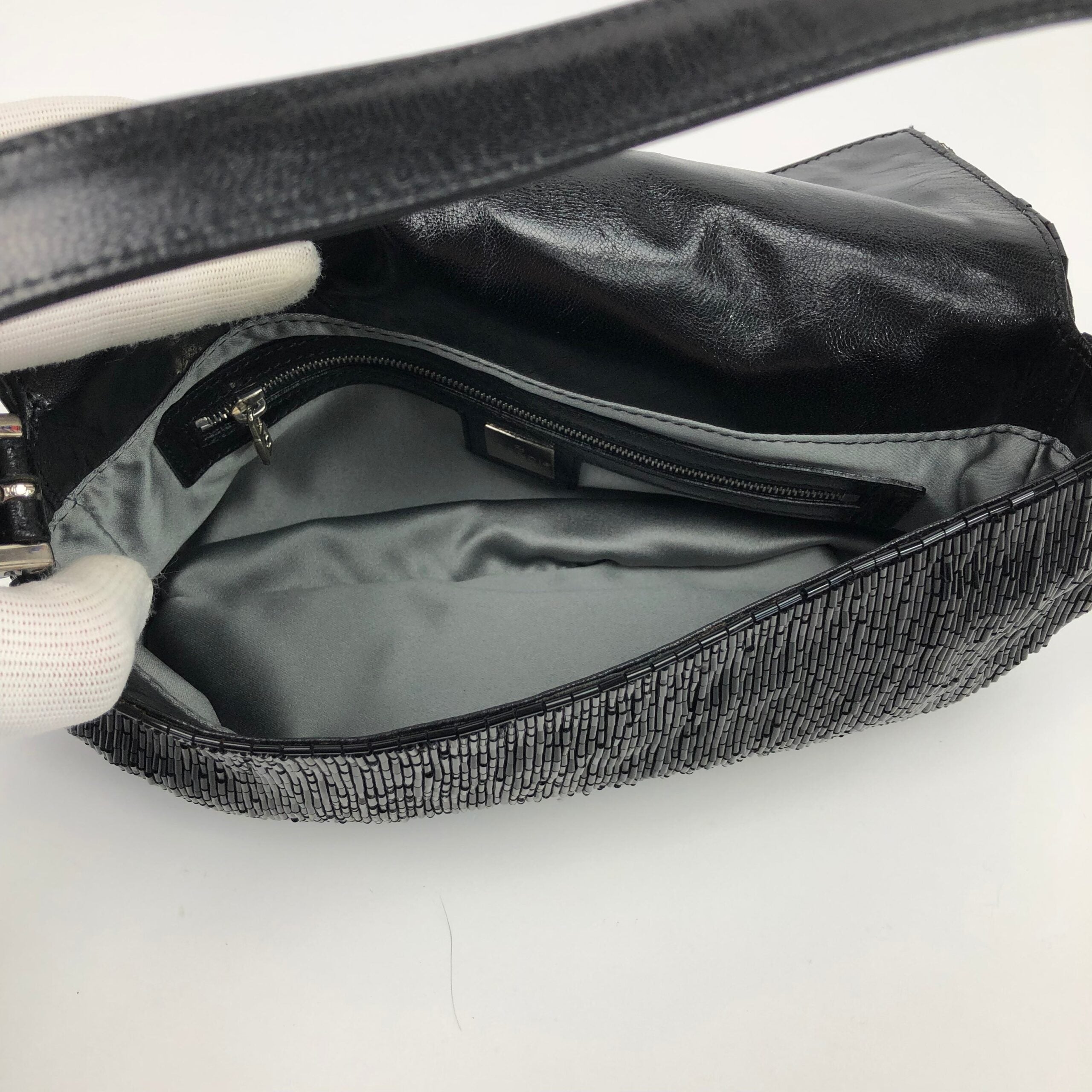FENDI BEADED BAGUETTE BAG