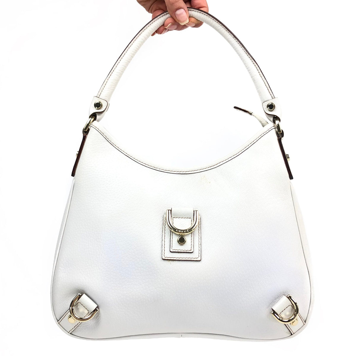 GUCCI LEATHER SHOULDER BAG