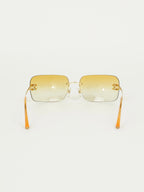 CHANEL RIMLESS RHINESTONE SUNGLASSES