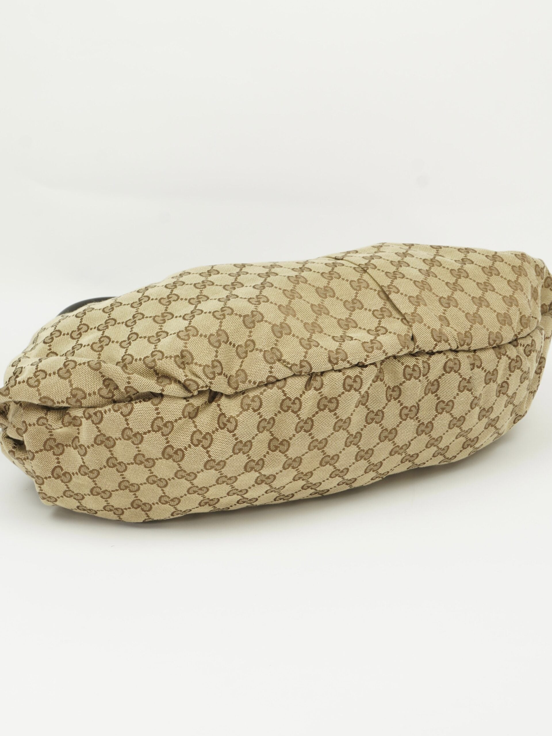 GUCCI MONOGRAM STUDDED PELHAM BAG