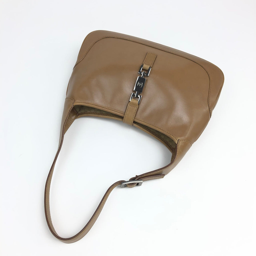 GUCCI JACKIE LEATHER SHOULDER BAG