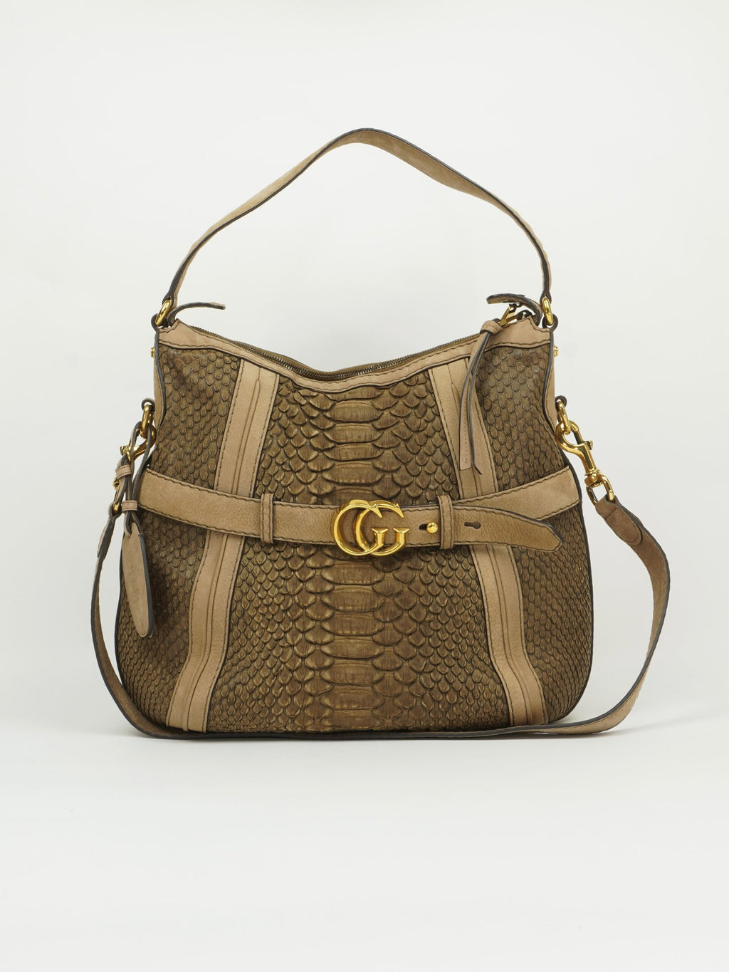 GUCCI SNAKESKIN HOBO BAG