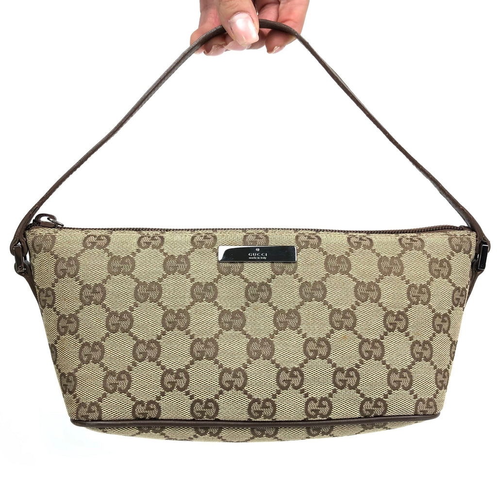 GUCCI MONOGRAM SHOULDER BAG