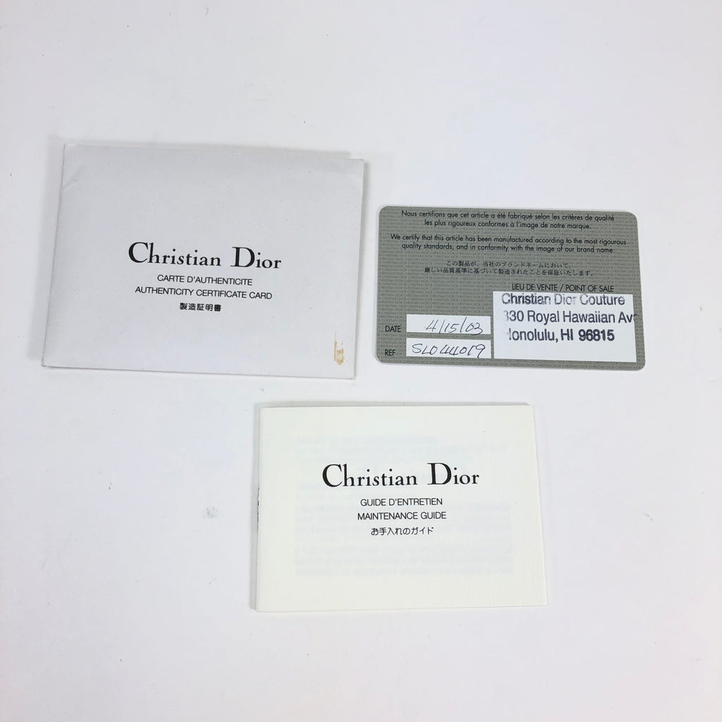 CHRISTIAN DIOR MONOGRAM SHOULDER BAG