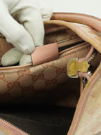 GUCCI MONOGRAM D RING BAG