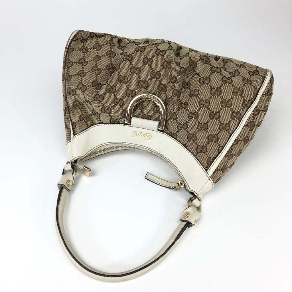 GUCCI ABBEY MONOGRAM SHOULDER BAG
