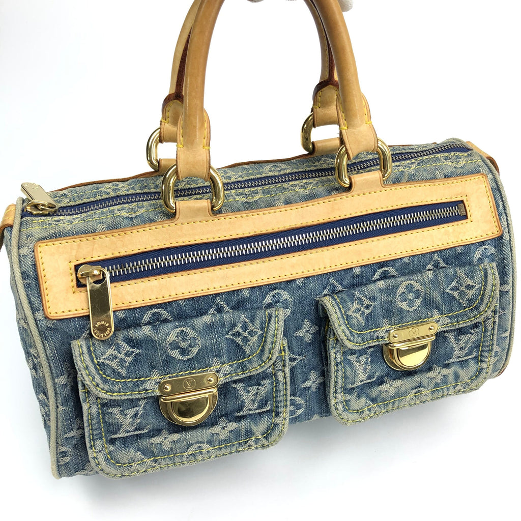 LOUIS VUITTON NEO SPEEDY DENIM BAG