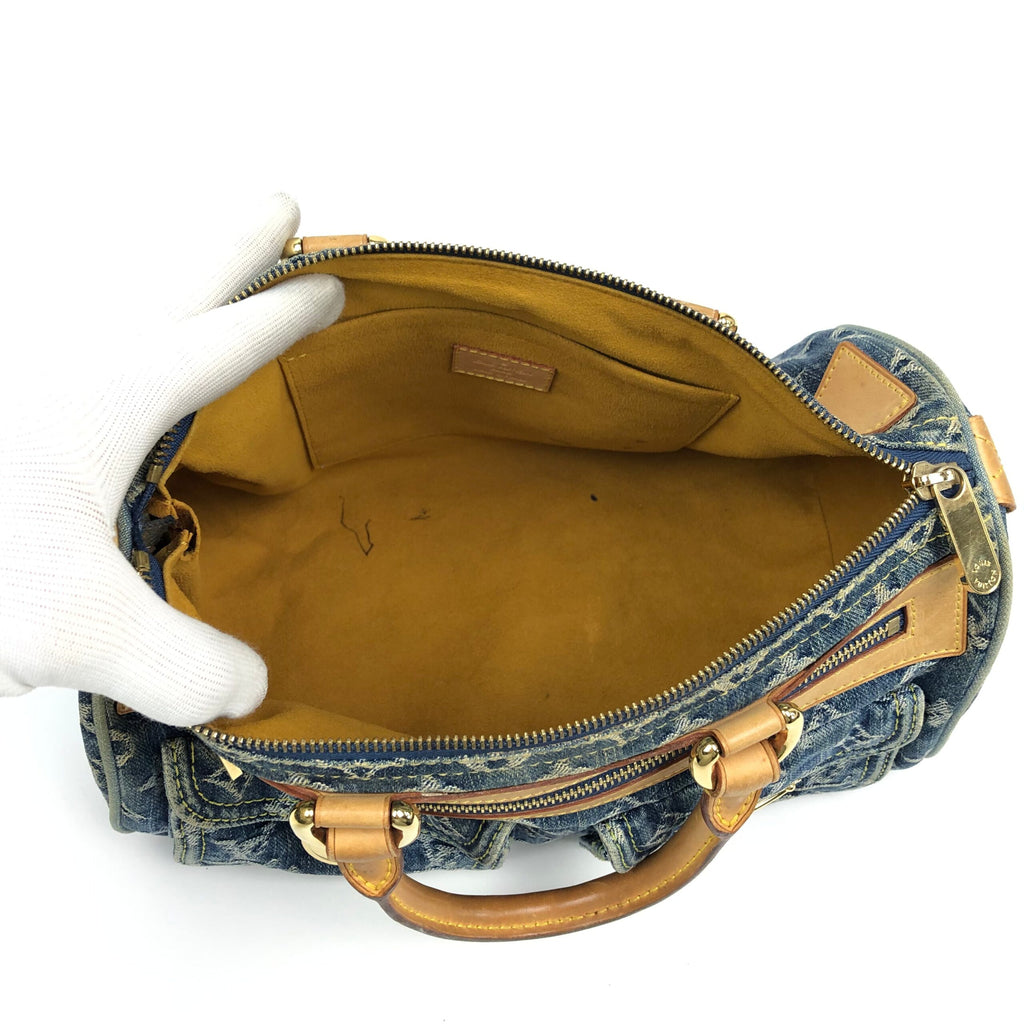 LOUIS VUITTON NEO SPEEDY DENIM BAG