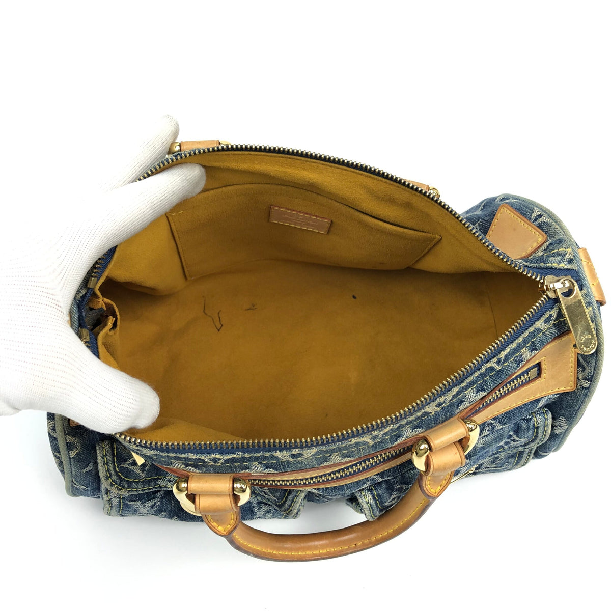 LOUIS VUITTON NEO SPEEDY DENIM BAG