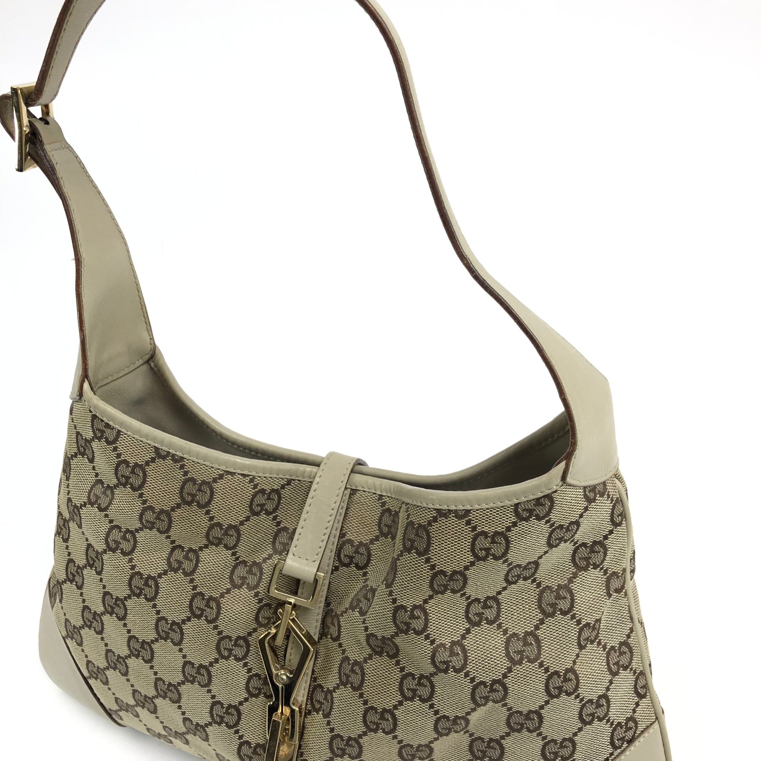 GUCCI MONOGRAM JACKIE SHOULDER BAG
