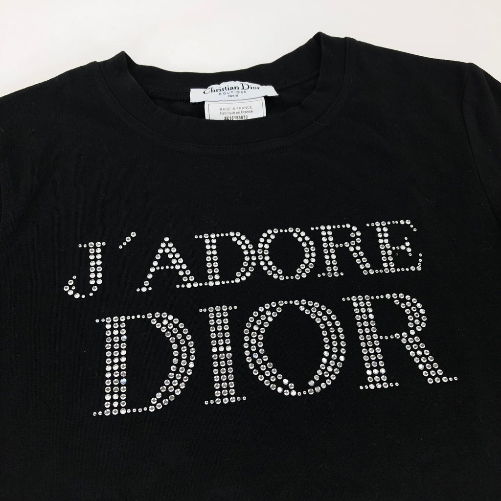 CHRISTIAN DIOR J’ADORE DIOR RHINESTONE T-SHIRT