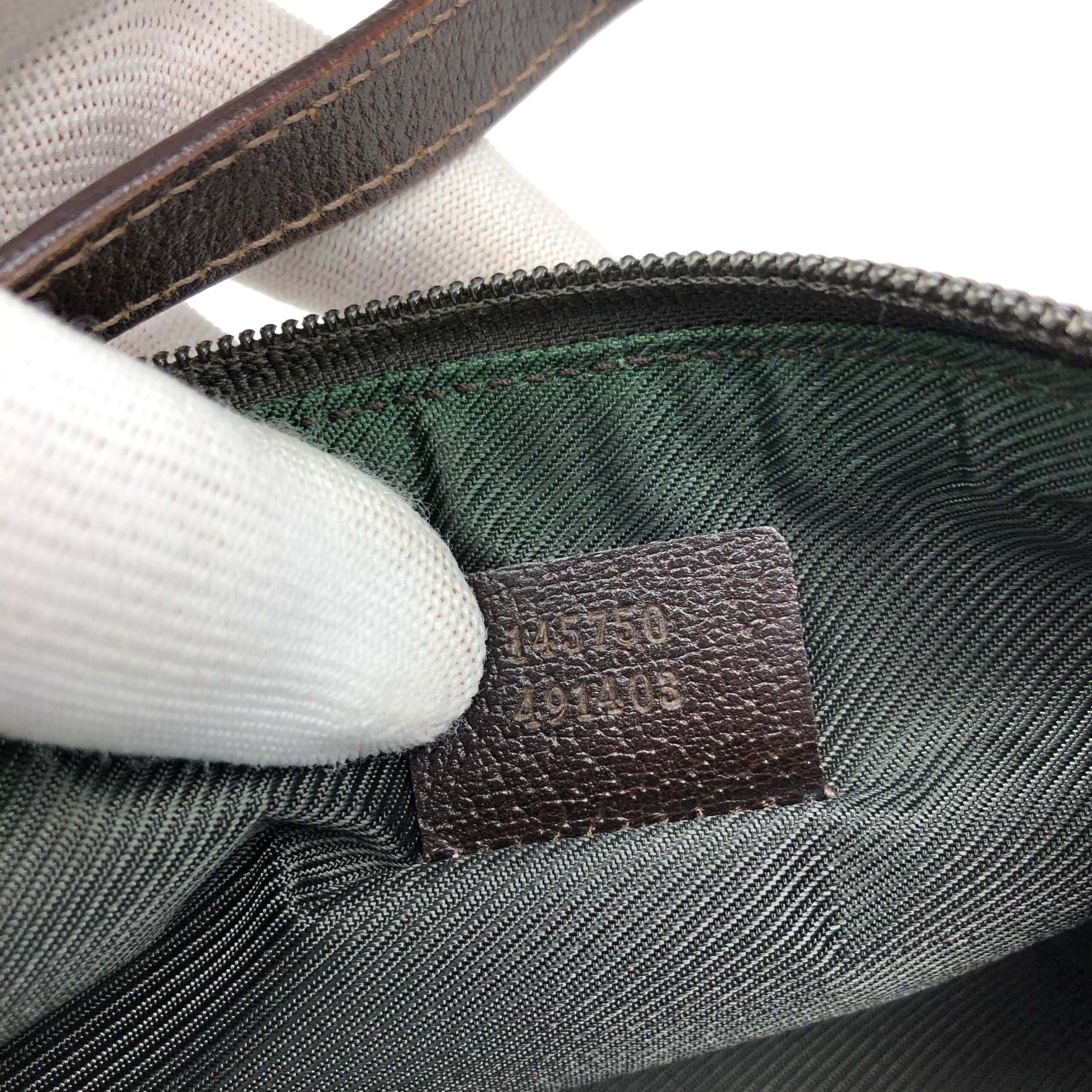 GUCCI MONOGRAM SHOULDER BAG
