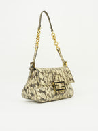 FENDI SNAKESKIN BAGUETTE BAG