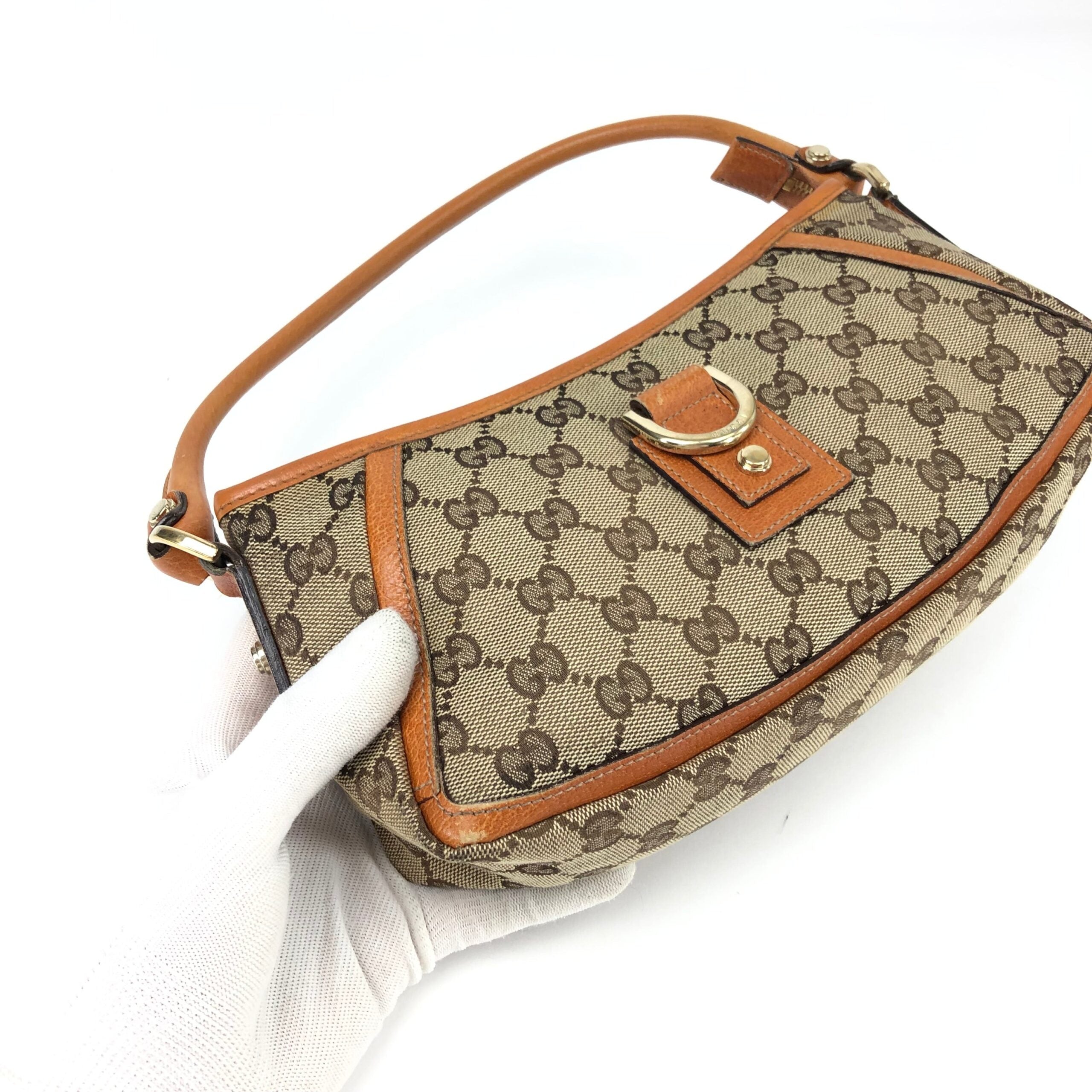 GUCCI MONOGRAM SHOULDER BAG