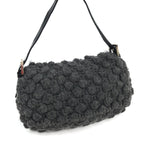 FENDI CASHMERE WOOL BAGUETTE SHOULDER BAG