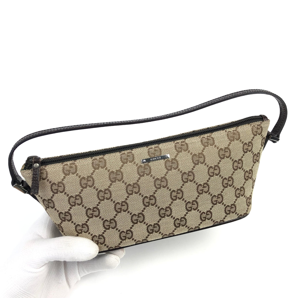 GUCCI MONOGRAM SHOULDER BAG