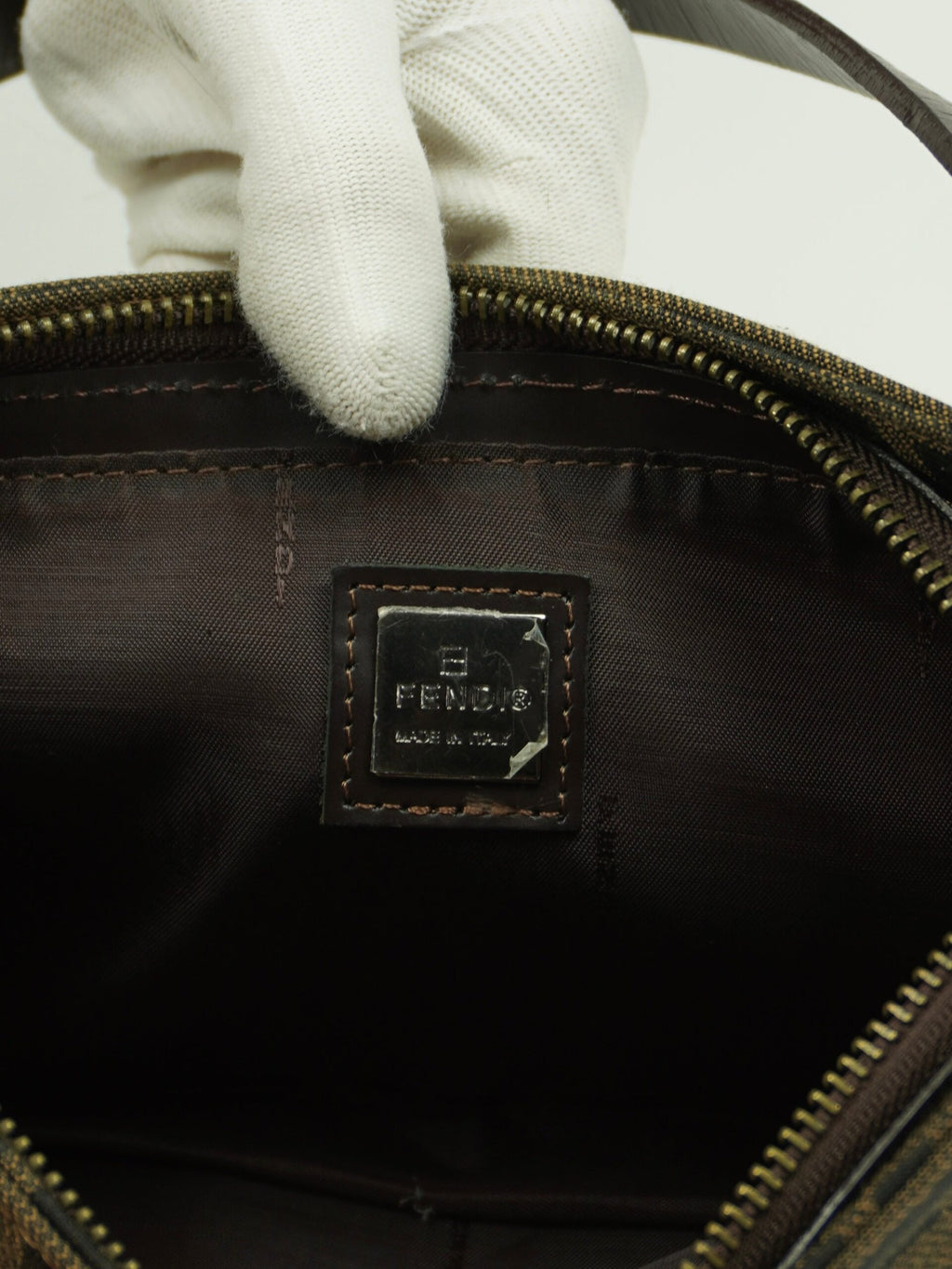 FENDI ZUCCA SHOULDER BAG