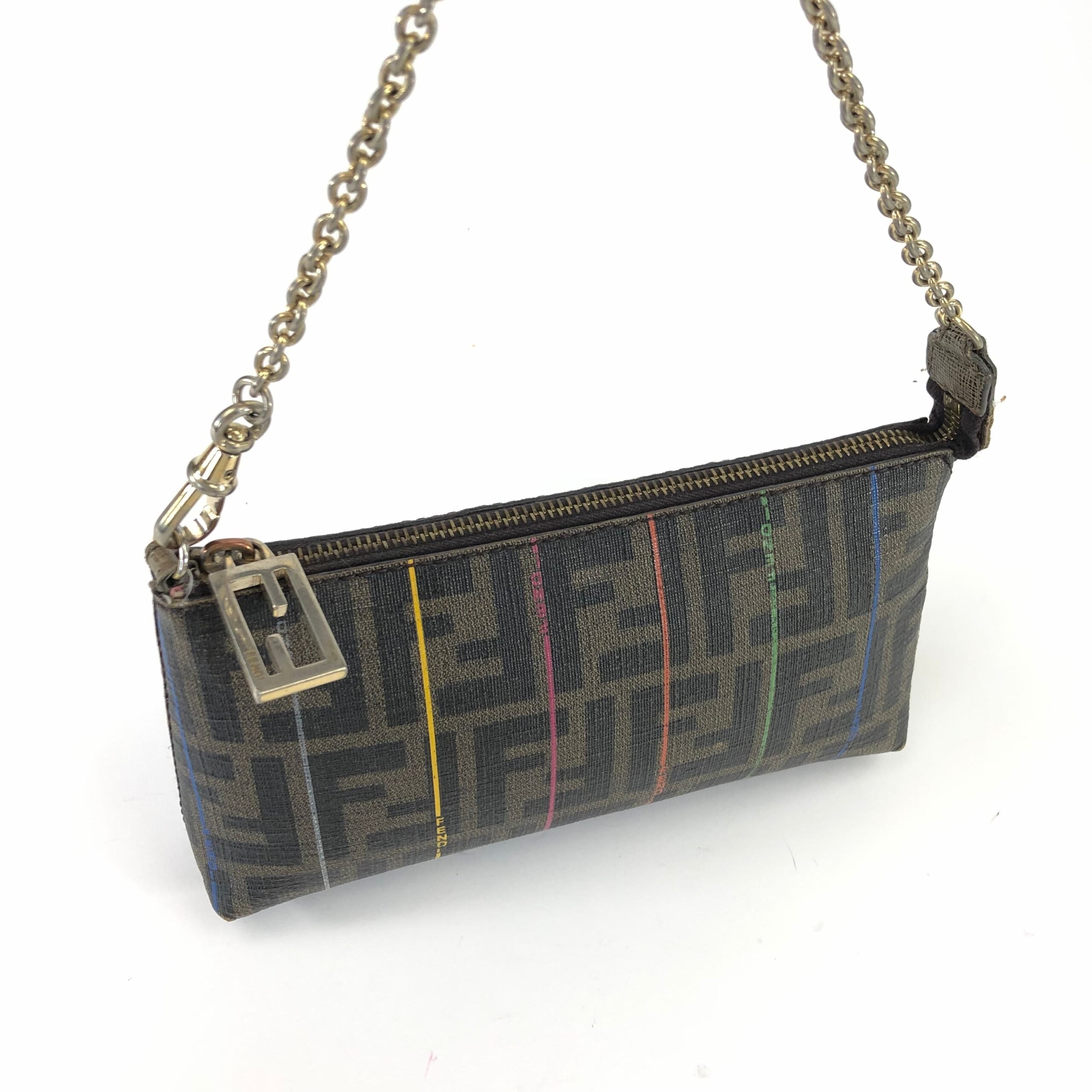 FENDI ZUCCA CHAIN BAG