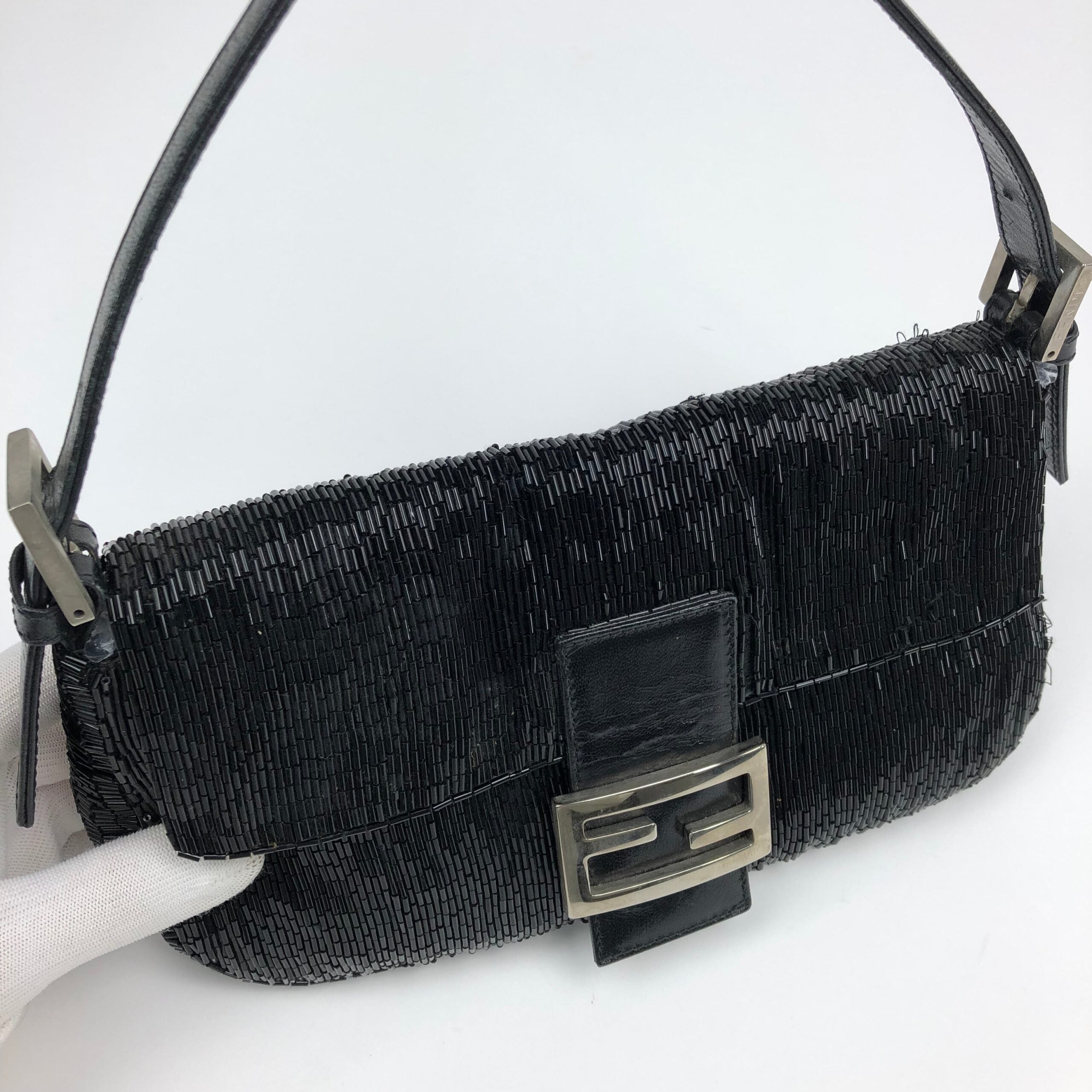 FENDI BEADED BAGUETTE BAG