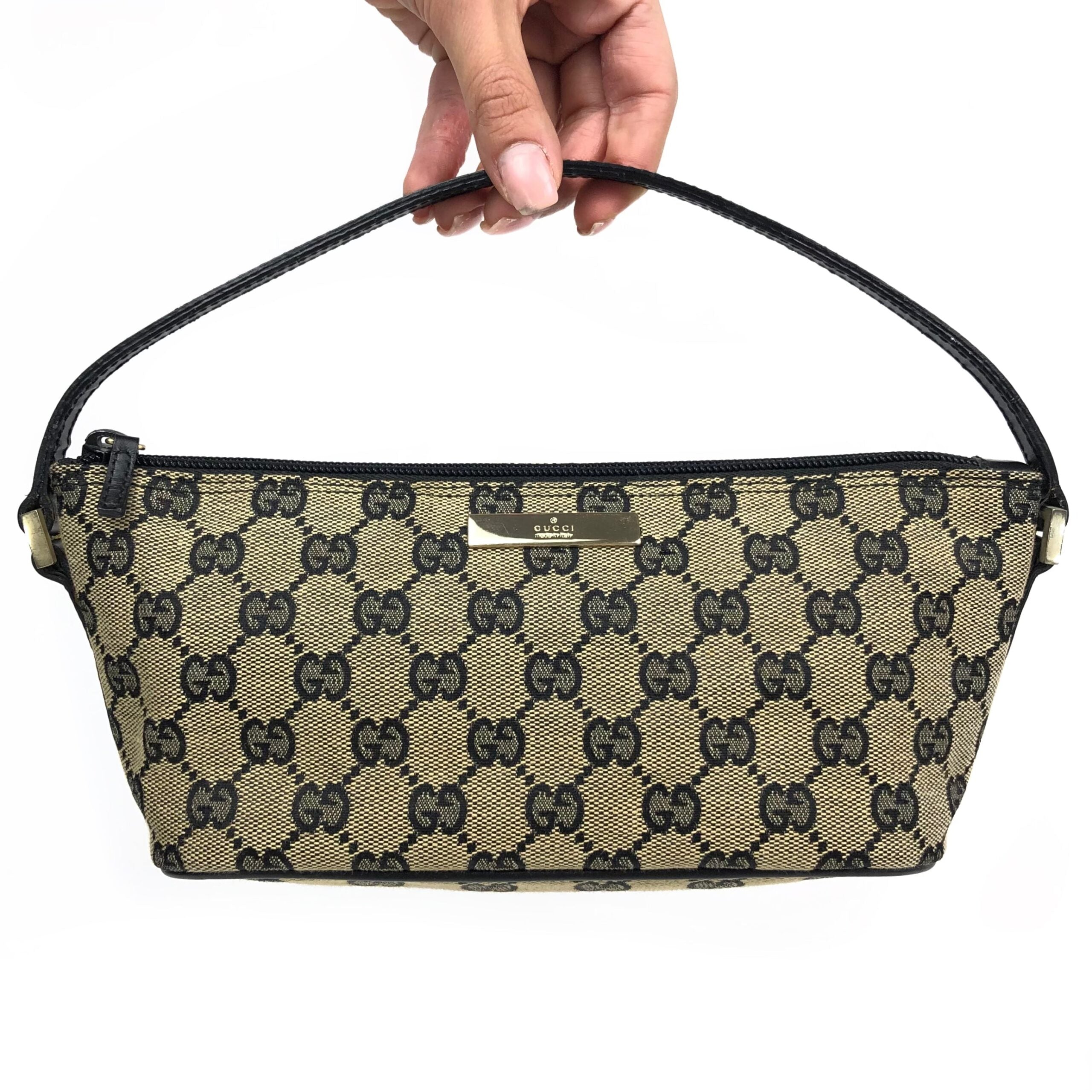 GUCCI MONOGRAM SHOULDER BAG