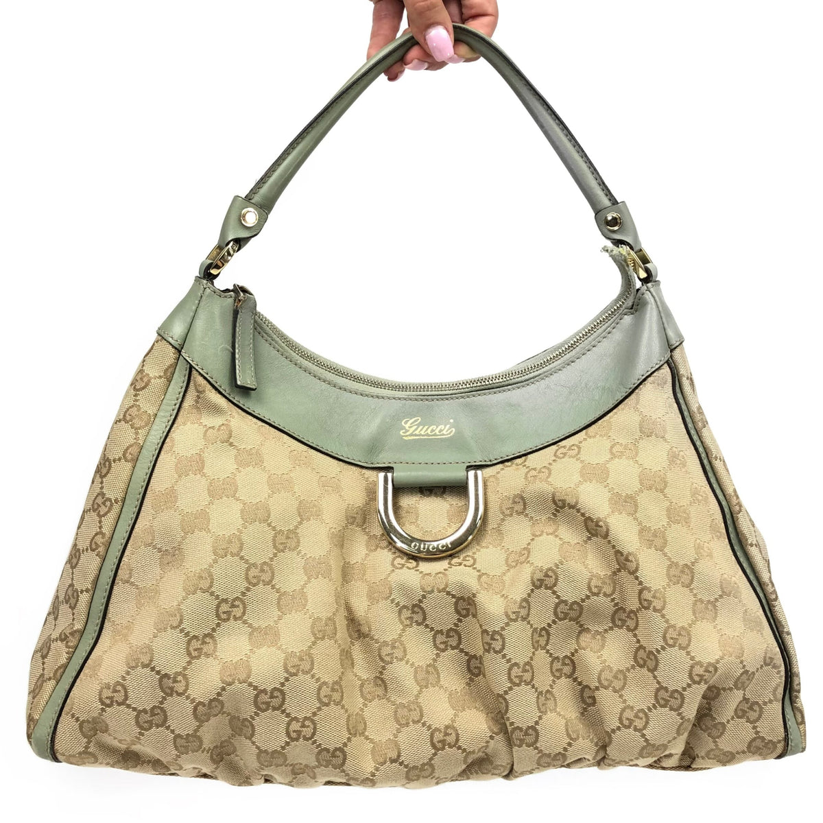 GUCCI MONOGRAM ABBEY BAG