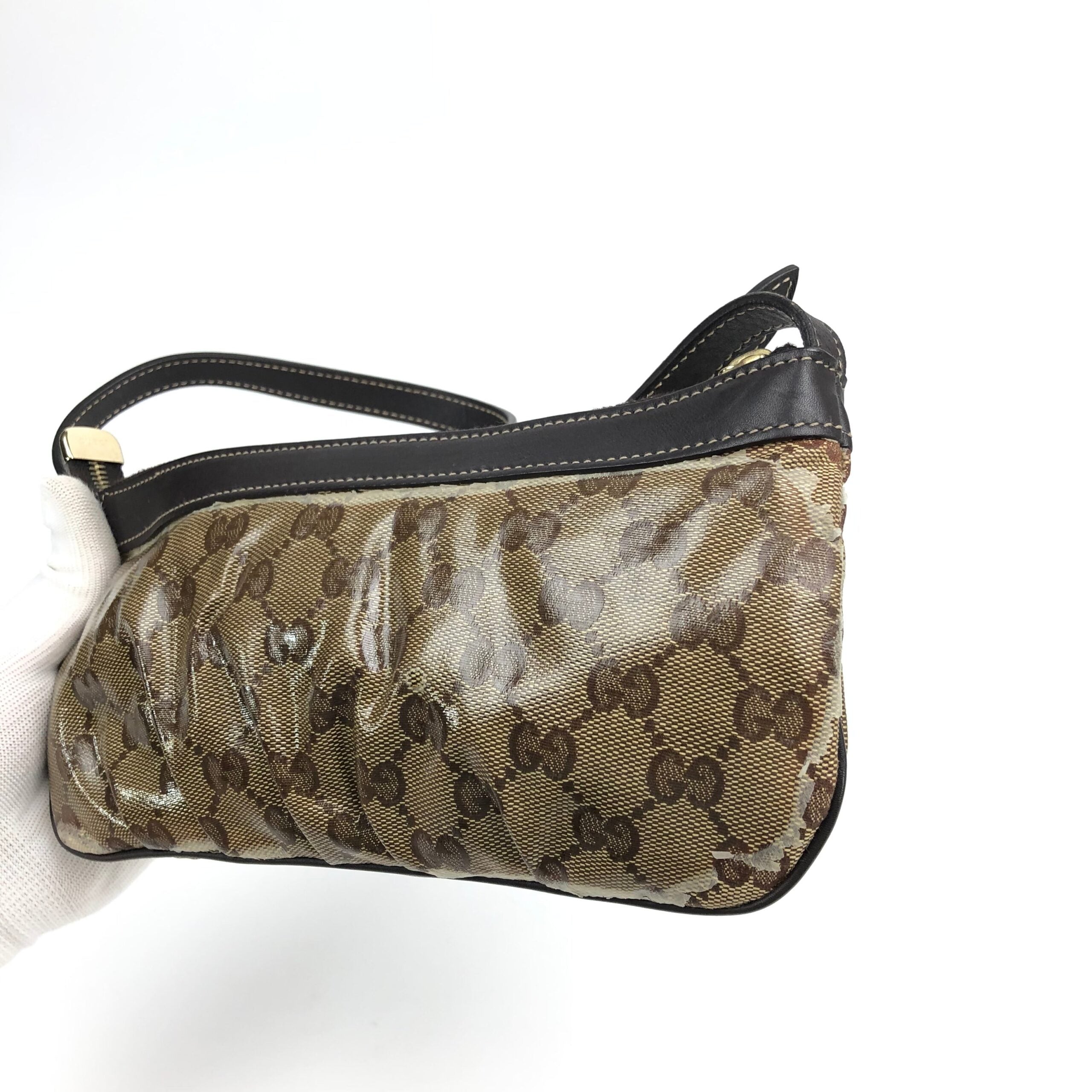 GUCCI MONOGRAM SHOULDER BAG