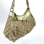 GUCCI ABBEY MONOGRAM SHOULDER BAG
