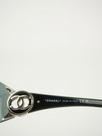 CHANEL RIMLESS CC LOGO SUNGLASSES