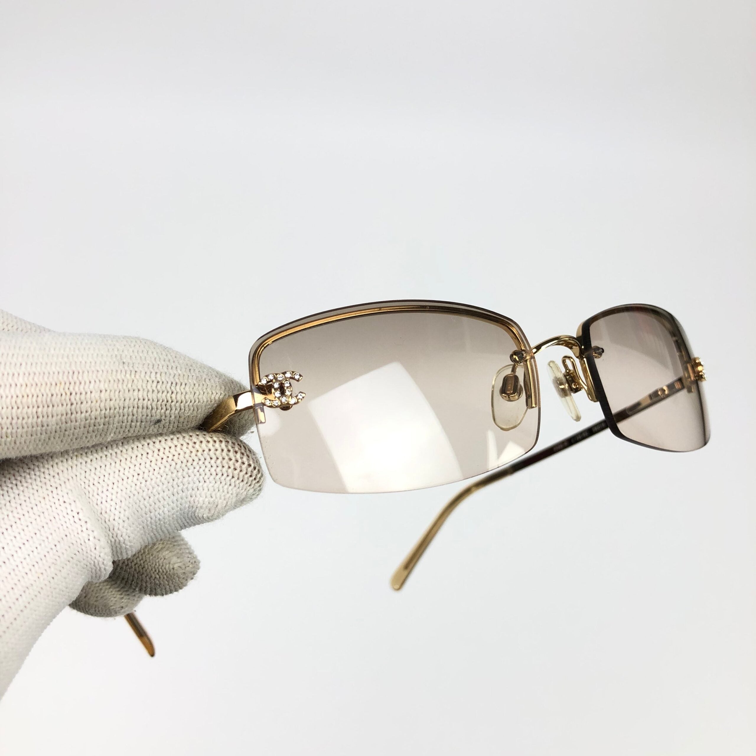 CHANEL RIMLESS SUNGLASSES