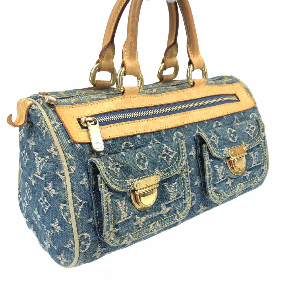 LOUIS VUITTON NEO SPEEDY DENIM BAG