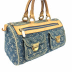 LOUIS VUITTON NEO SPEEDY DENIM BAG