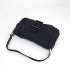 FENDI BAGUETTE WITH CALF HAIR AND BEADED DETAILING