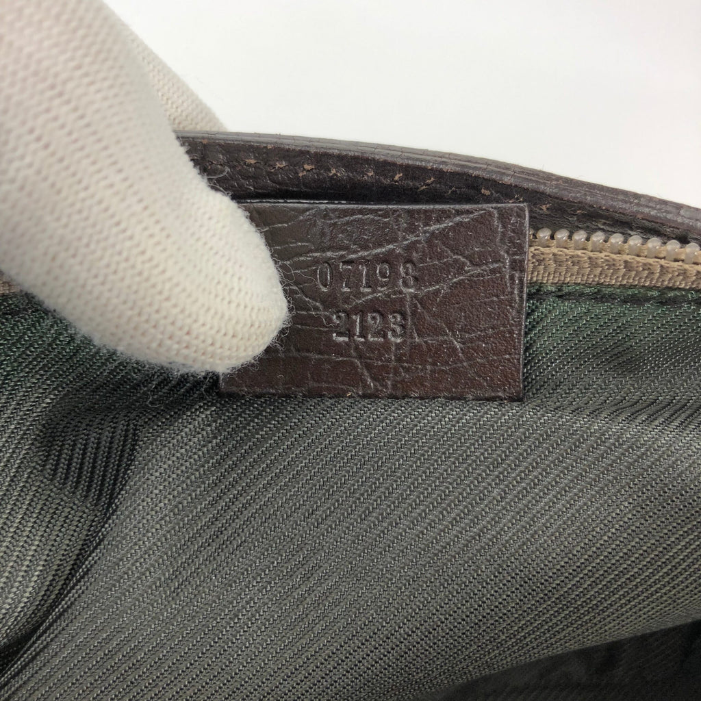 GUCCI MONOGRAM SHOULDER BAG