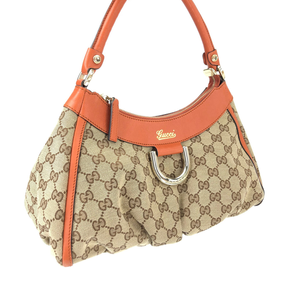 GUCCI ABBEY MONOGRAM SHOULDER BAG