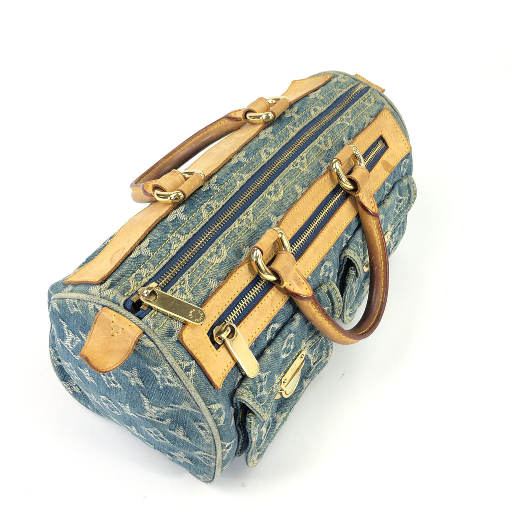 LOUIS VUITTON NEO SPEEDY DENIM BAG