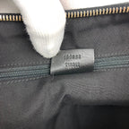 GUCCI MONOGRAM LEATHER ABBEY BAG