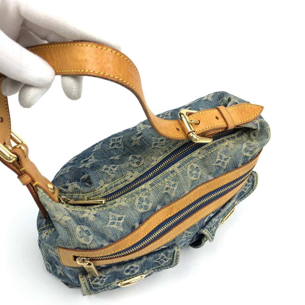 LOUIS VUITTON BAGGY PM DENIM SHOULDER BAG