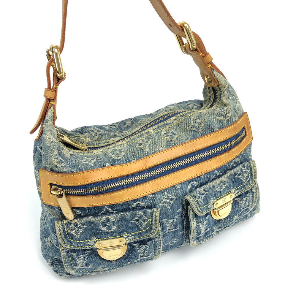 LOUIS VUITTON BAGGY PM DENIM SHOULDER BAG