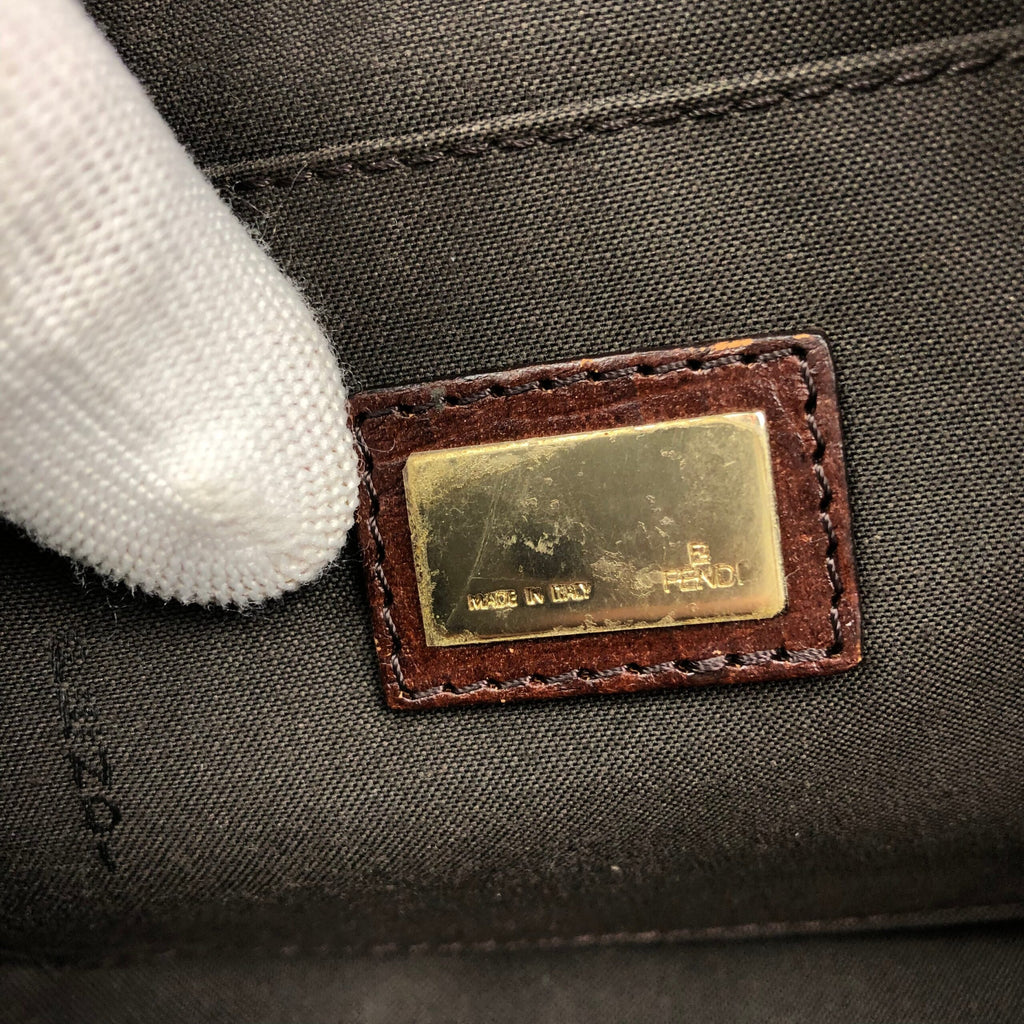 FENDI ZUCCA SHOULDER BAG