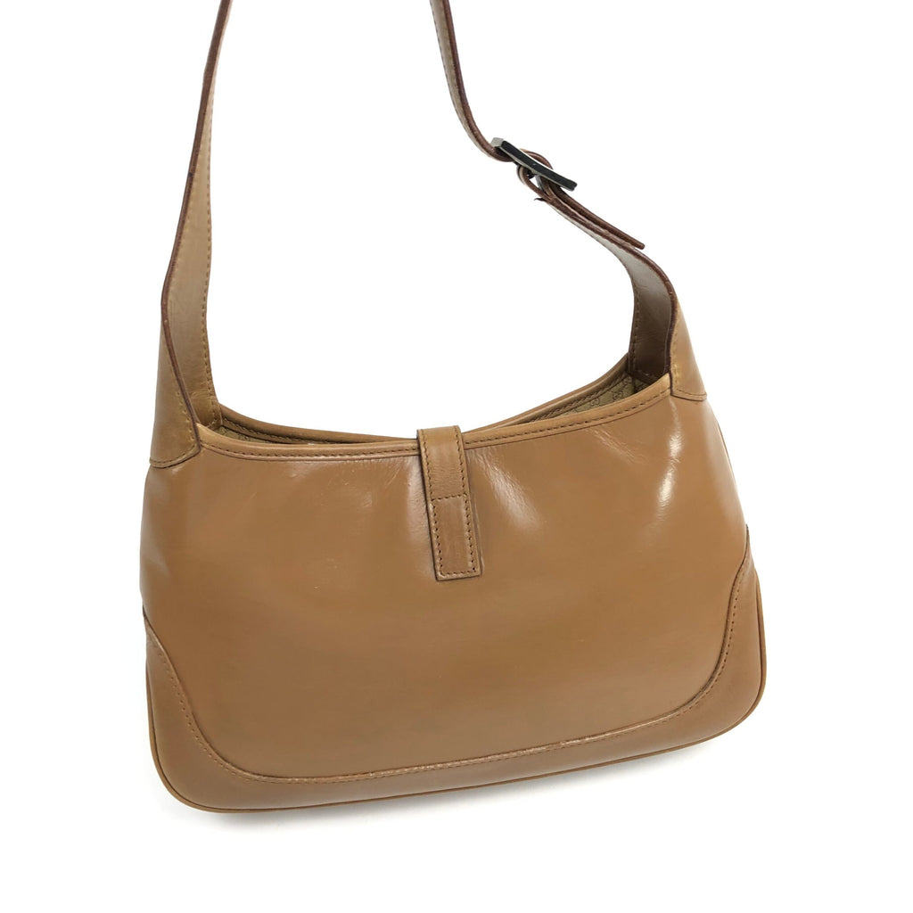GUCCI JACKIE LEATHER SHOULDER BAG