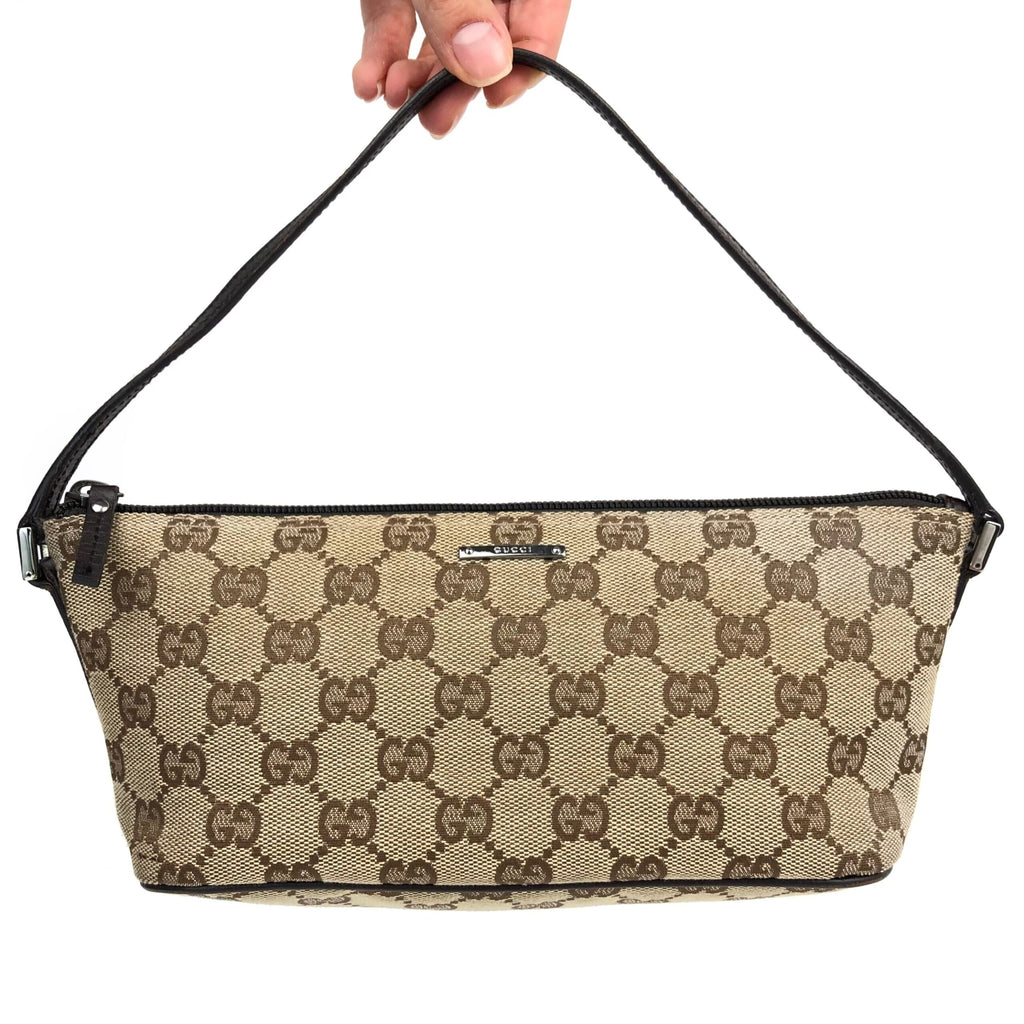 GUCCI MONOGRAM SHOULDER BAG