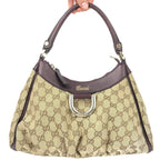 GUCCI ABBEY MONOGRAM SHOULDER BAG