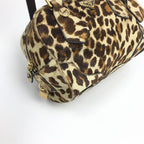 PRADA CALF HAIR LEOPARD SHOULDER BAG